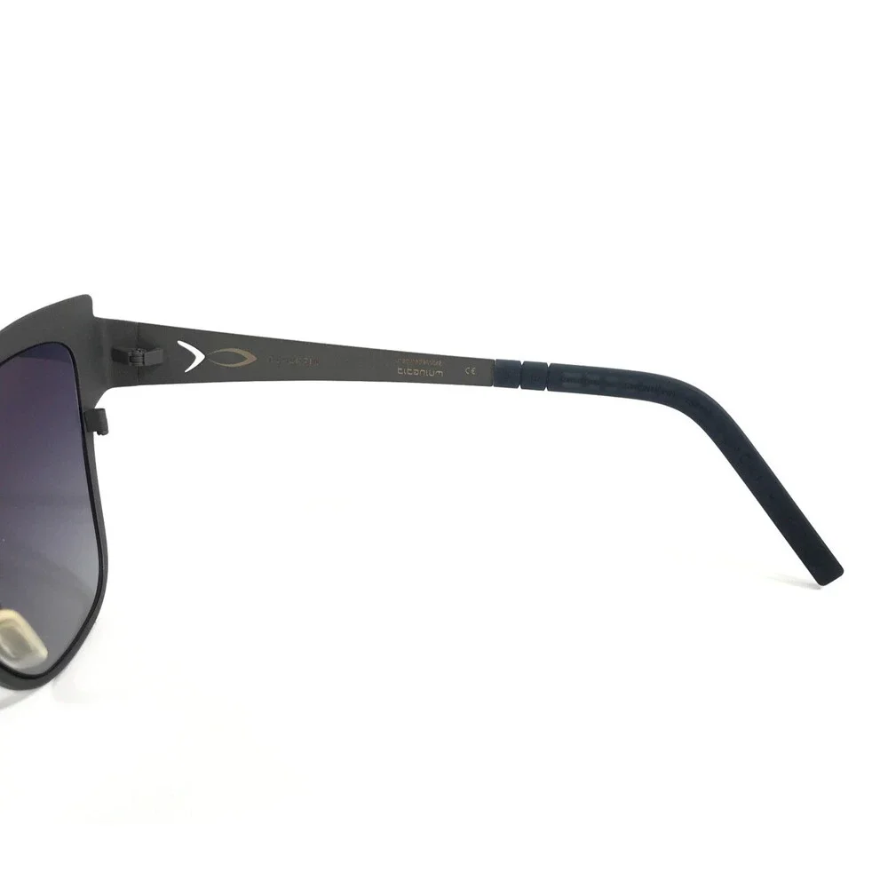 Blackfin Sunglasses BF767 PALM BEACH COL.609 Black Gray Cat Eye w/ Purple Lenses